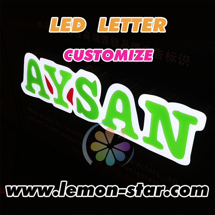 led-letter