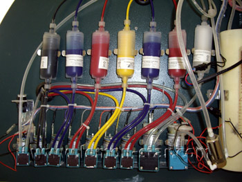 machine in printing process