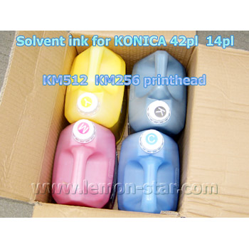 Solvent ink for Konica printhead