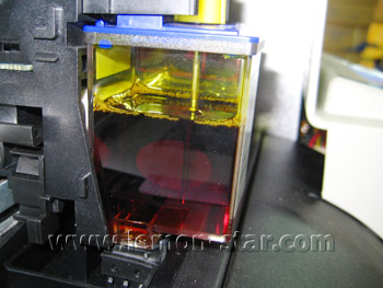 Transparent novajet 750 cartridge